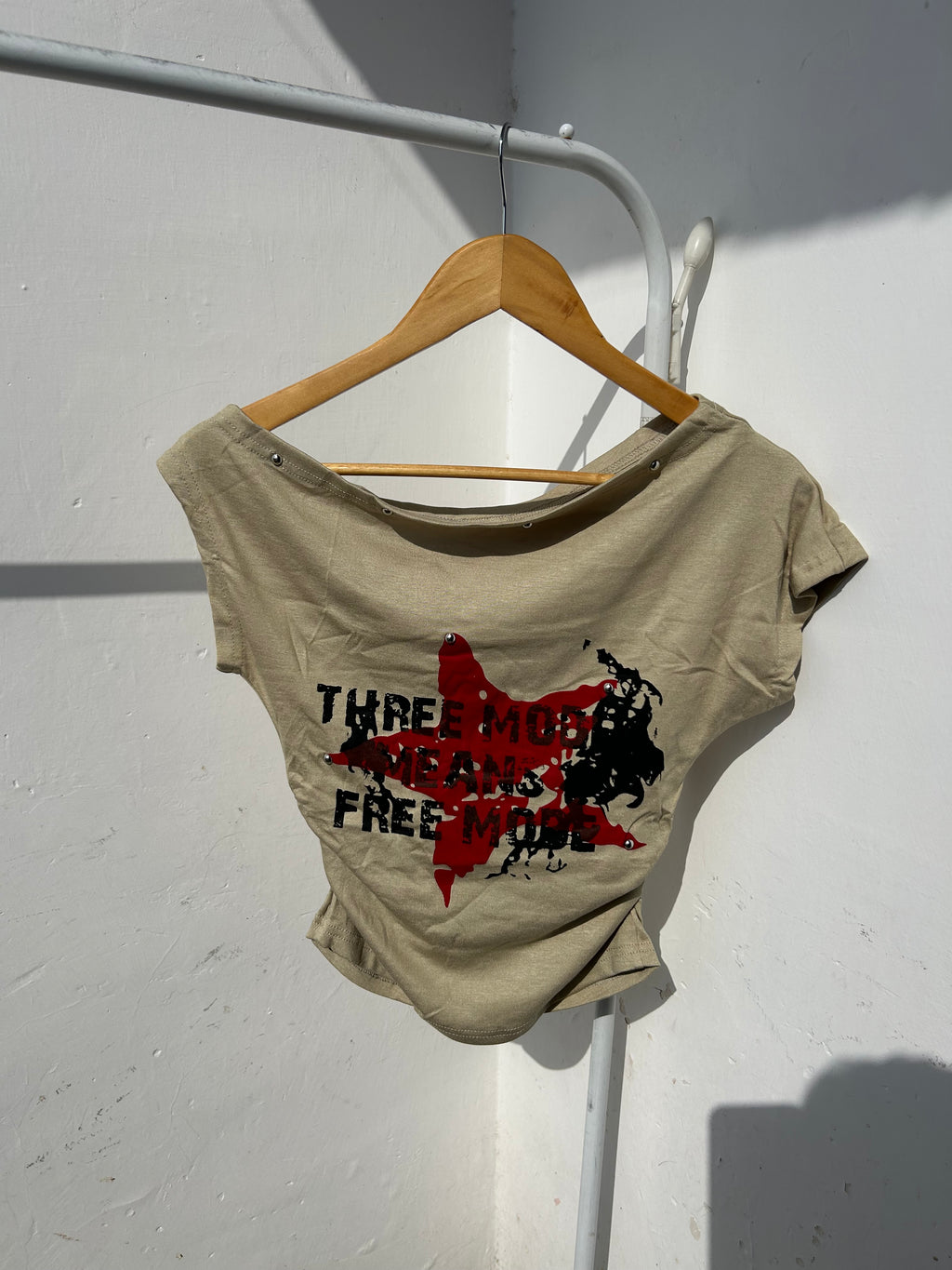 Y2K off shoulder top
