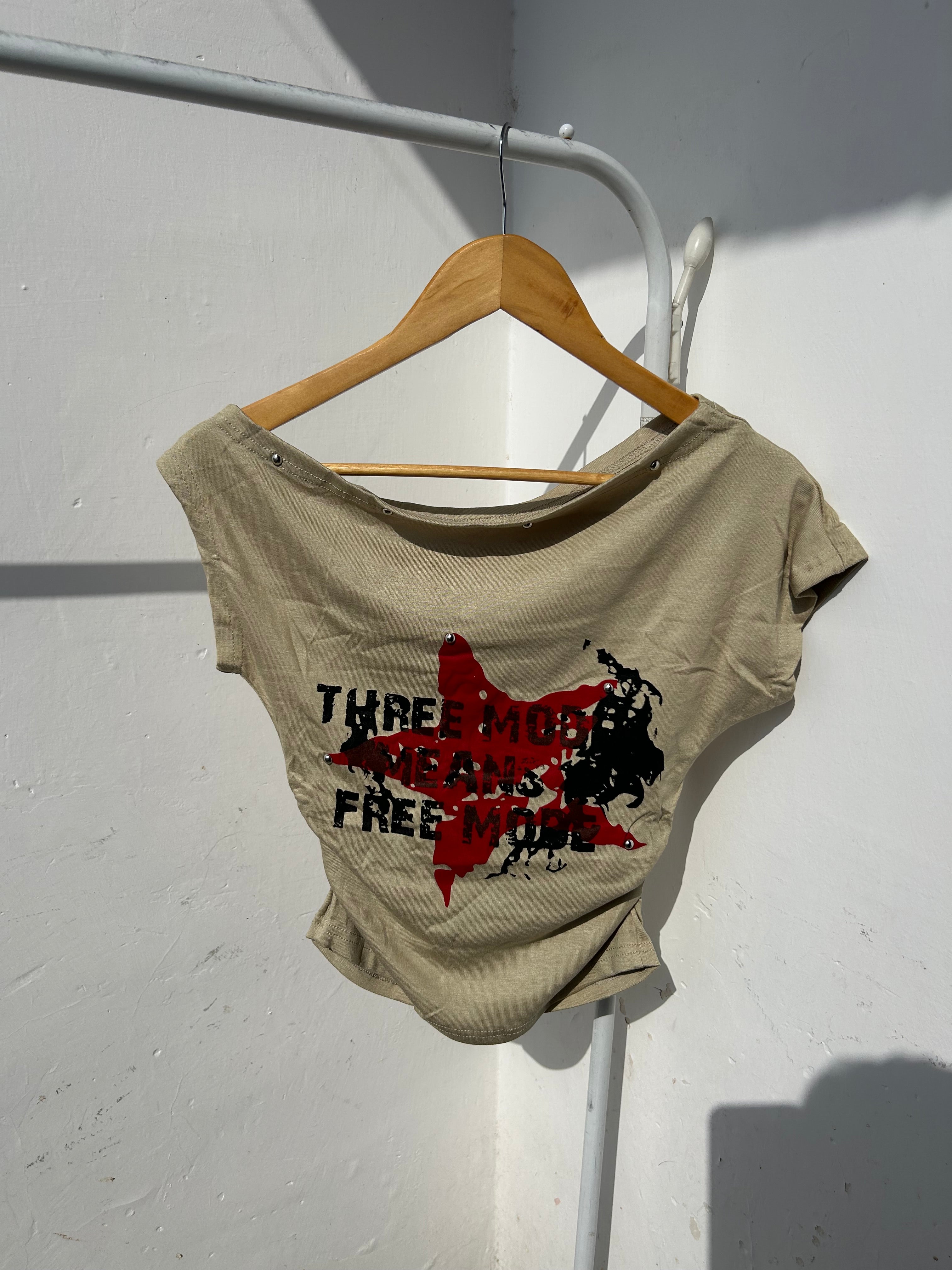 Y2K off shoulder top