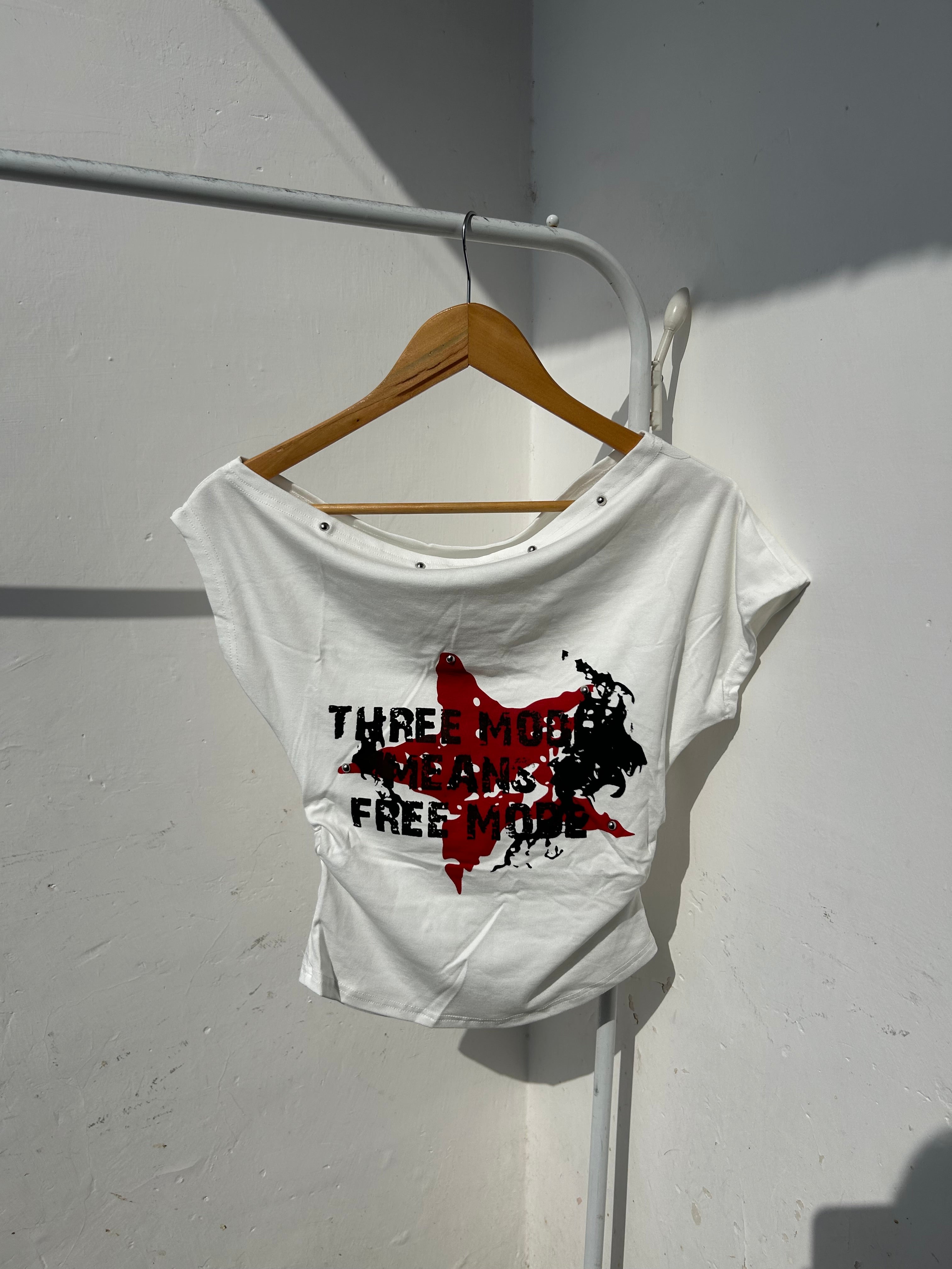 Y2K off shoulder top