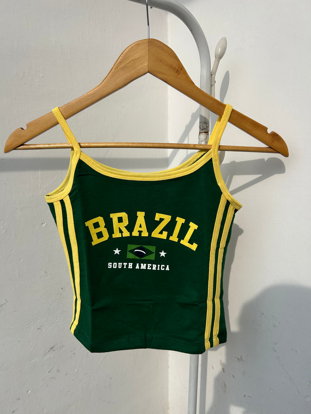 Brazil sleeveless baby tee