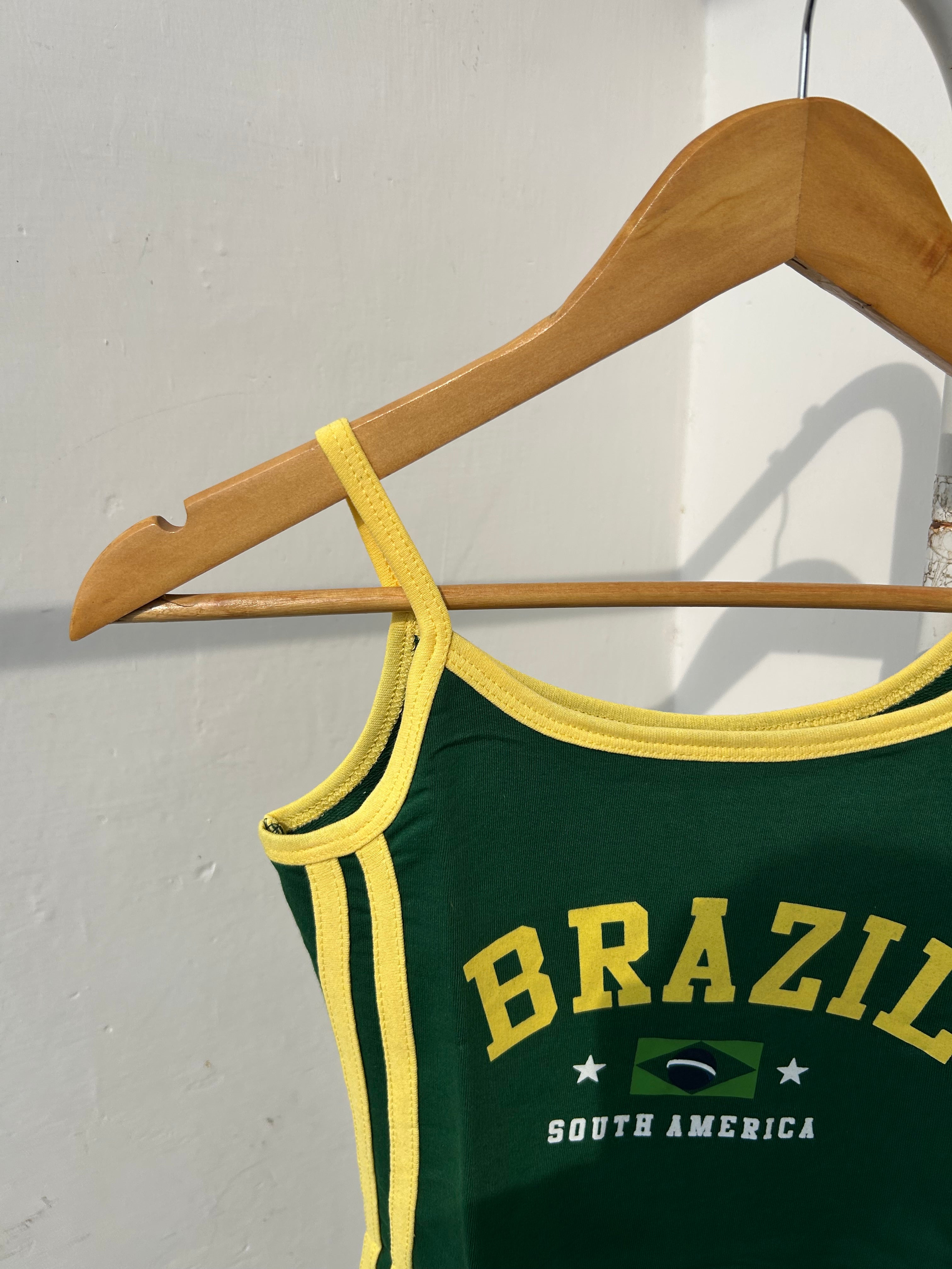 Brazil sleeveless baby tee