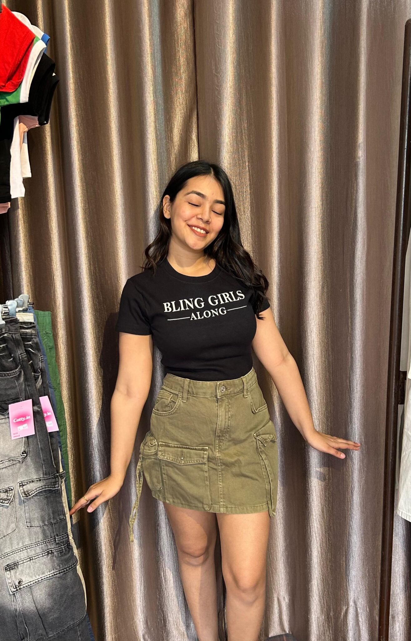 Green Cargo skirt