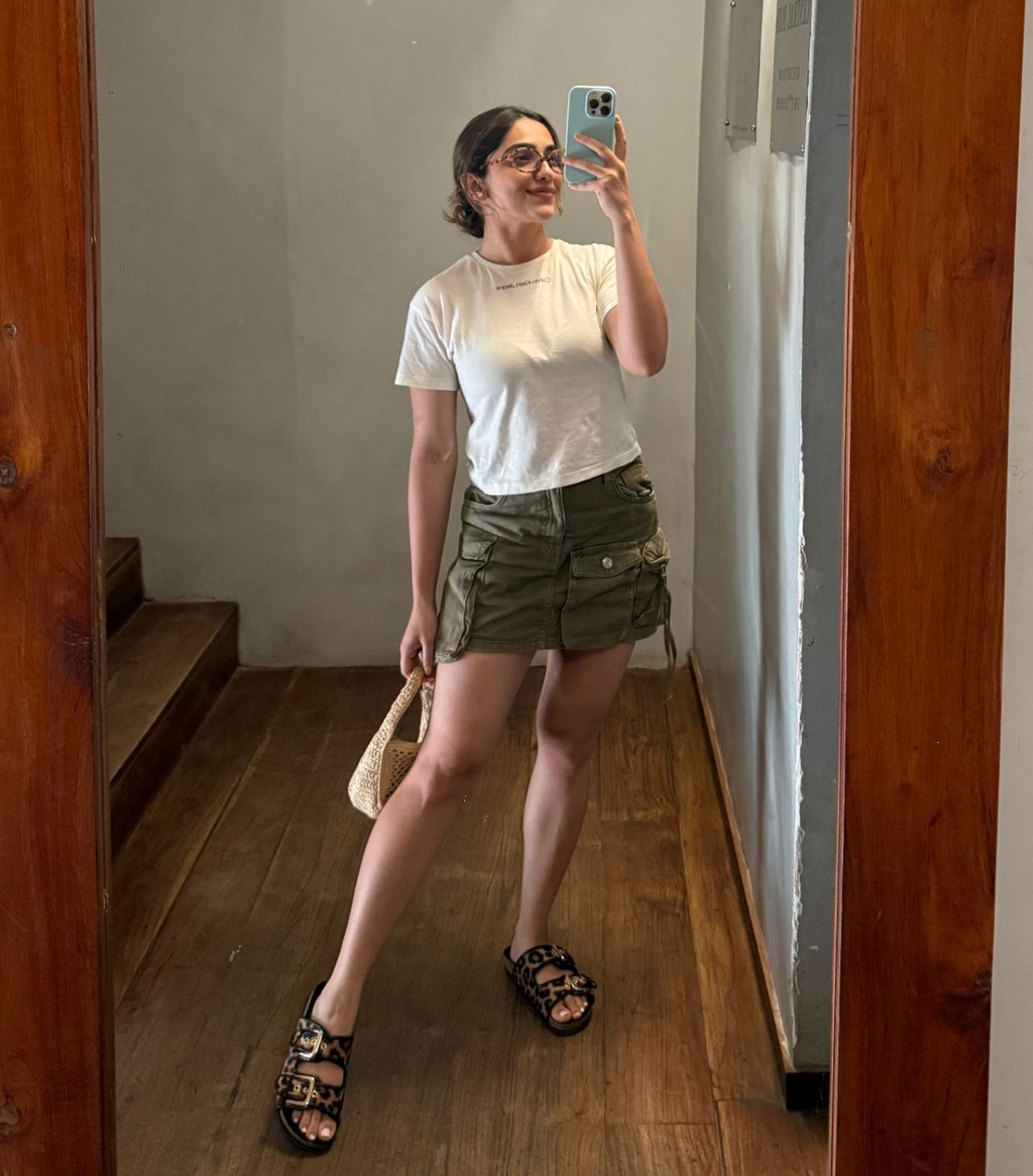 Green Cargo skirt