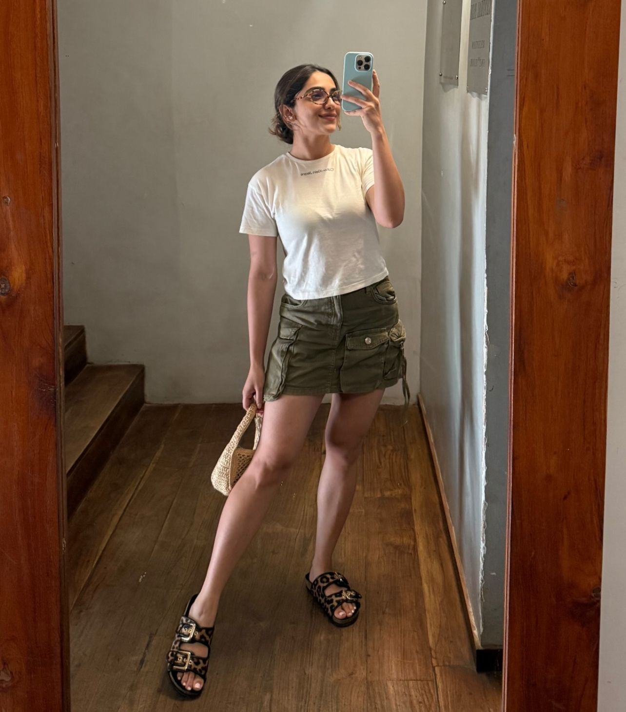 Green Cargo skirt