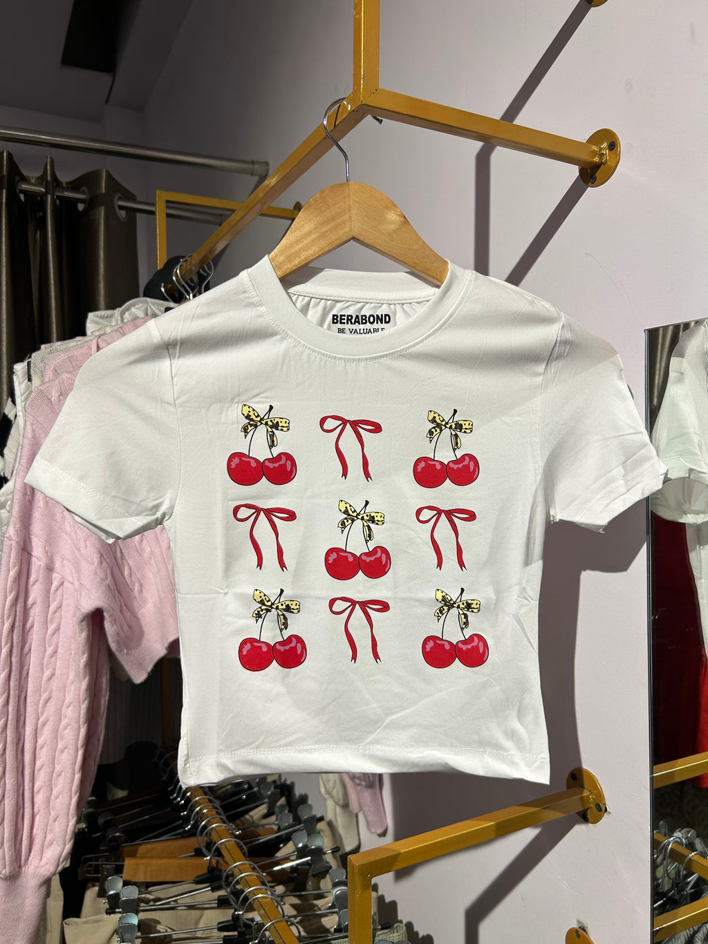 Cherry baby tee