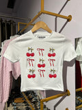 Cherry baby tee